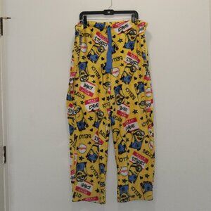 Despicable Me Minion Pajama Pants Size 2X